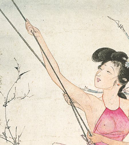 南投县-胡也佛的仕女画和最知名的金瓶梅秘戏图